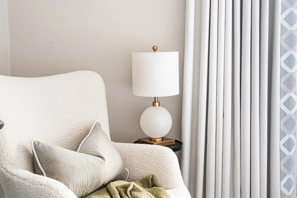 Light living room curtains – AK Interior custom curtains in Cork, Ireland